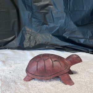 Vintage wooden turtle